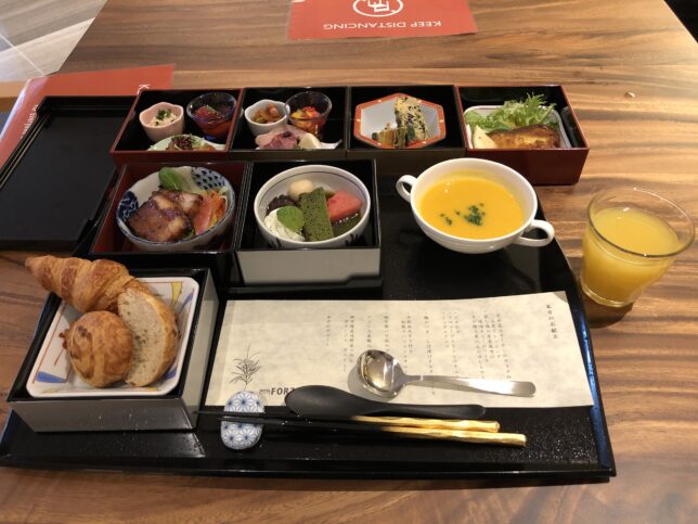 朝食　ＦＯＲＺＡ　ホテルフォルツァ京都四条河原町